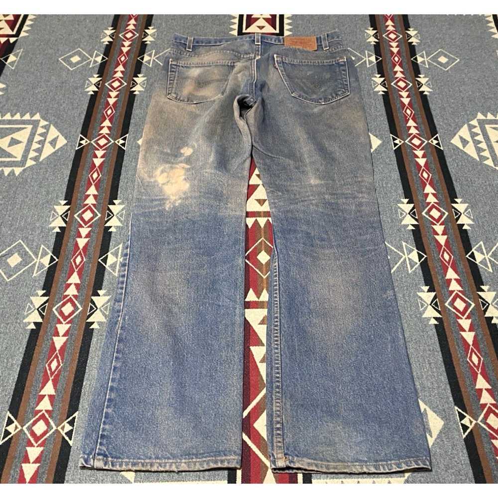 Levi's Levis 517 Jeans Mens 34x31 Blue Denim Boot… - image 2
