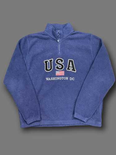 Vintage USA Washington D.C VTG pullover Fleece QTR