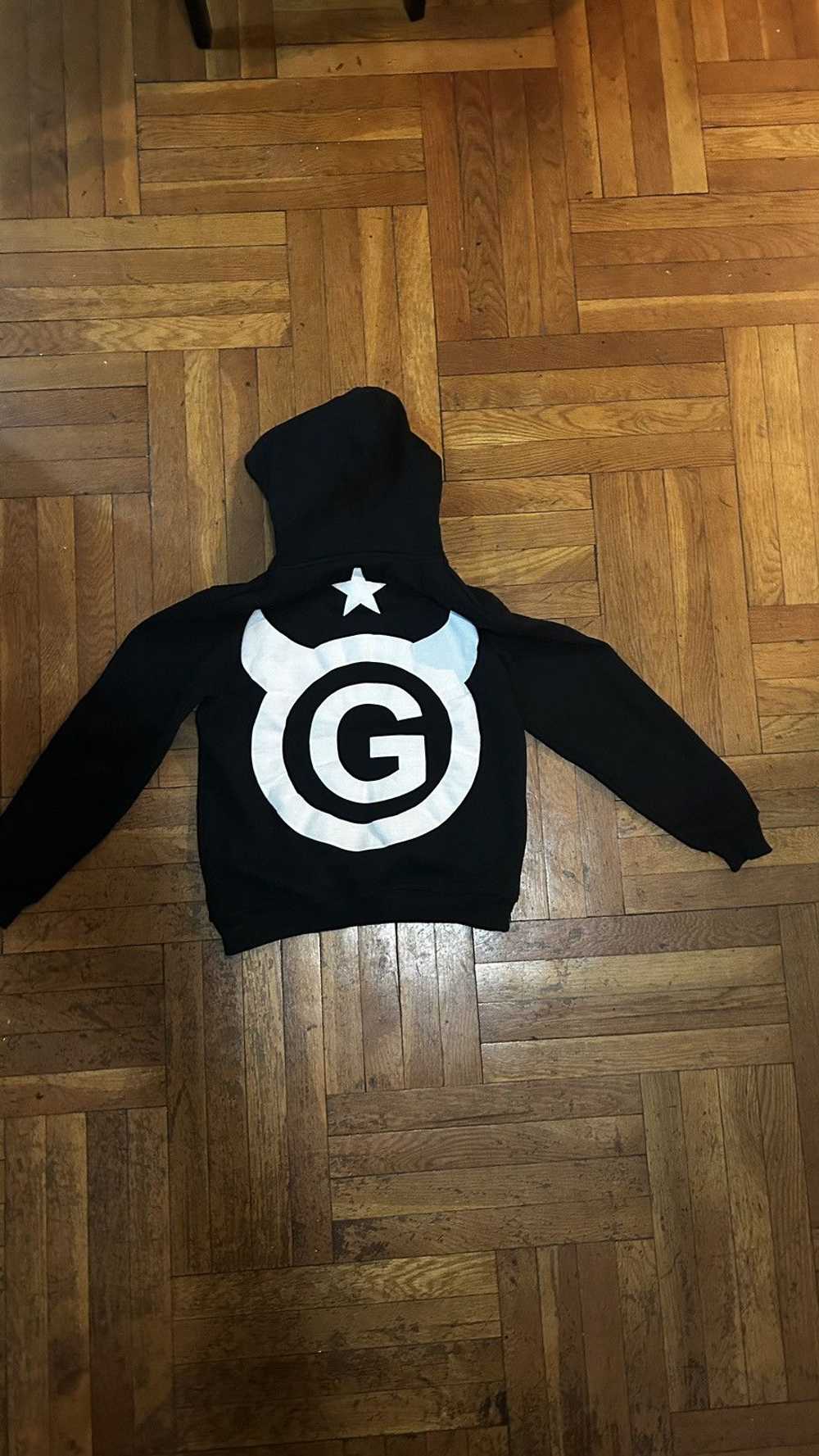 Streetwear Greed puff print hoodie - image 2