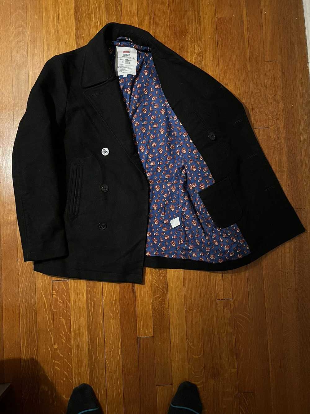 Supreme Supreme moleskin peacoat - image 2