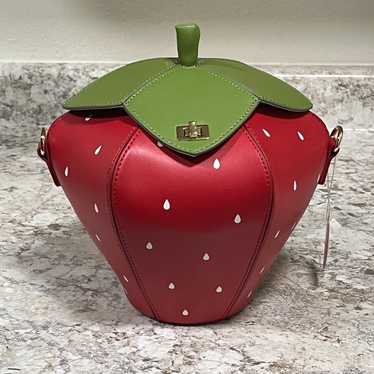 Red strawberry bag purse nina fresa - image 1
