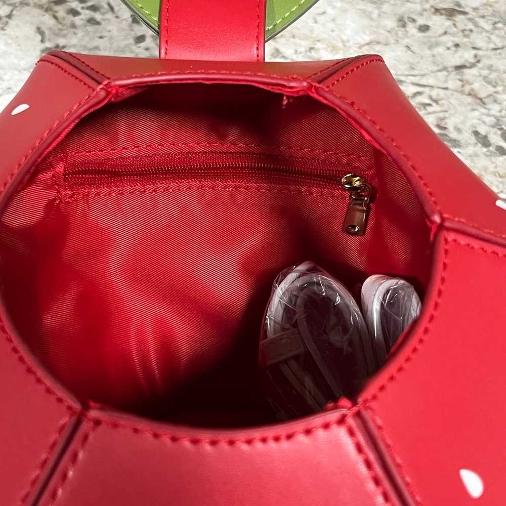 Red strawberry bag purse nina fresa - image 4