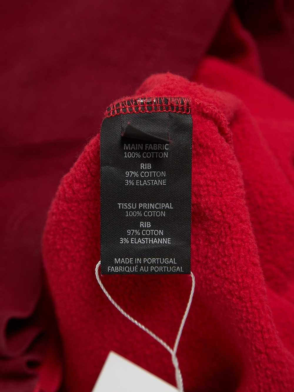 Vetements Burgundy and Red Patched Your Name Prin… - image 4