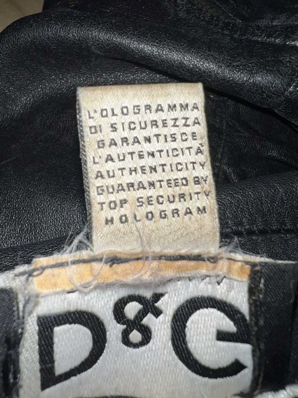 Dolce & Gabbana Limited Edition D&G Leather Jacket - image 6