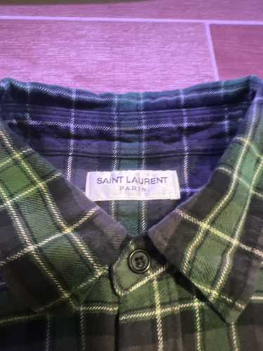 Yves Saint Laurent Saint Laurent flannel