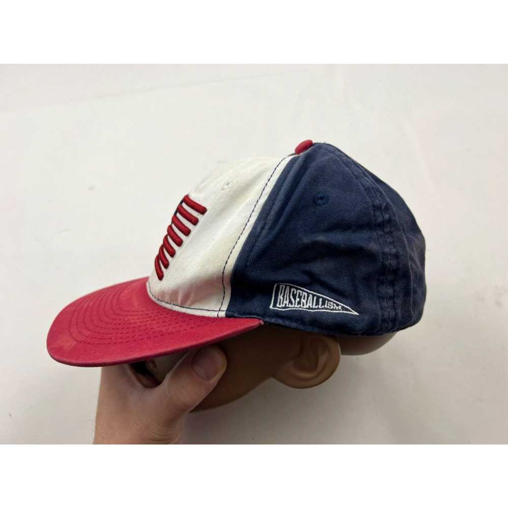New Era Baseballism Hat Cap Size 7 3/8 Fitted Red… - image 3