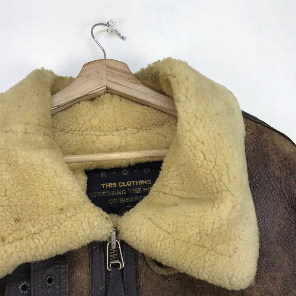 B 3 × Sheepskin Coat × Winter Session Vintage B 3… - image 8