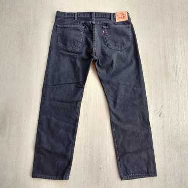 Levi's Vintage Levi's 505 Faded Black Denim Jeans - image 1