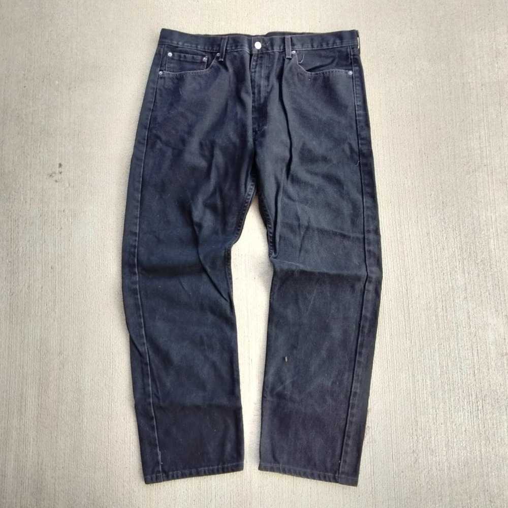 Levi's Vintage Levi's 505 Faded Black Denim Jeans - image 3