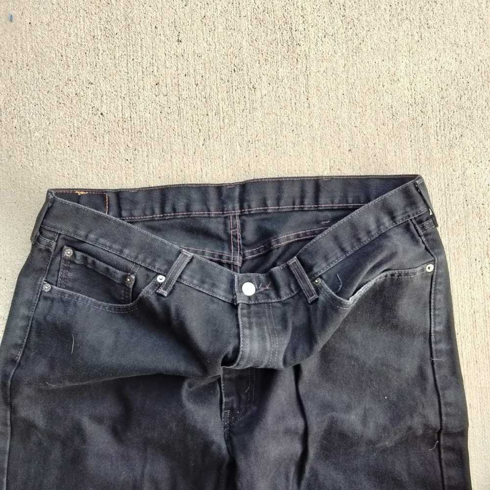 Levi's Vintage Levi's 505 Faded Black Denim Jeans - image 4