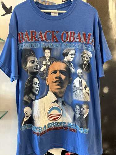 Streetwear × Vintage Vintage Barack Obama BHM t sh