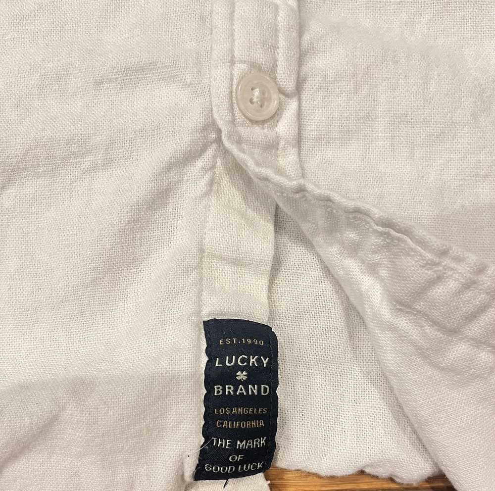 Lucky Brand Lucky Brand White Button Up - image 3
