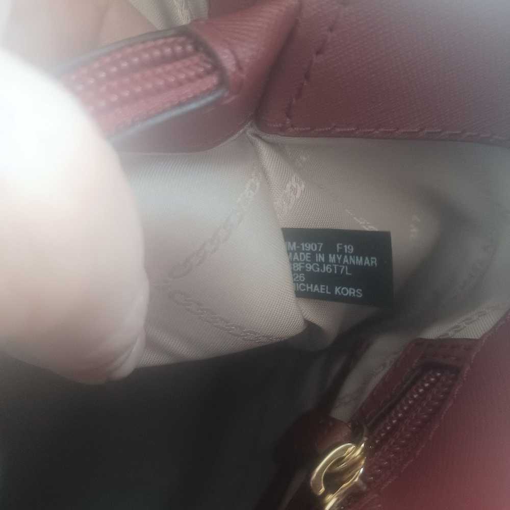 Michael Kors burgundy purse - image 2