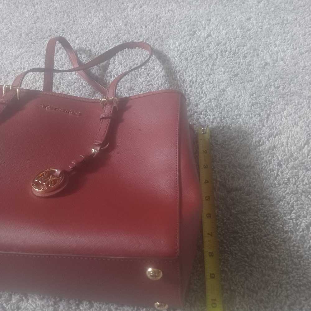 Michael Kors burgundy purse - image 4