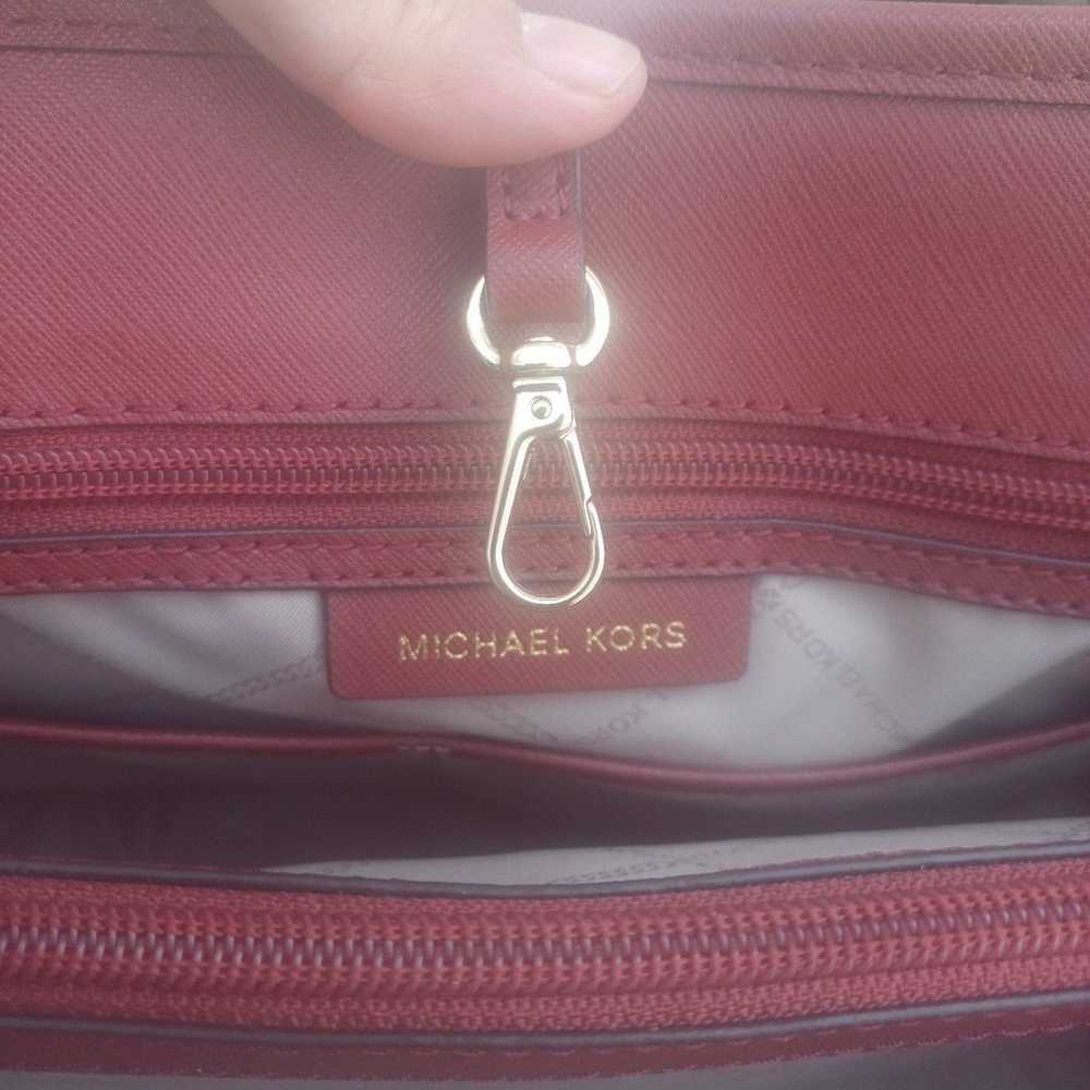 Michael Kors burgundy purse - image 7