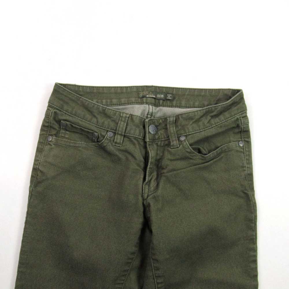 Prana Prana Jeans Womens 0 Green Denim Jeans Stra… - image 2
