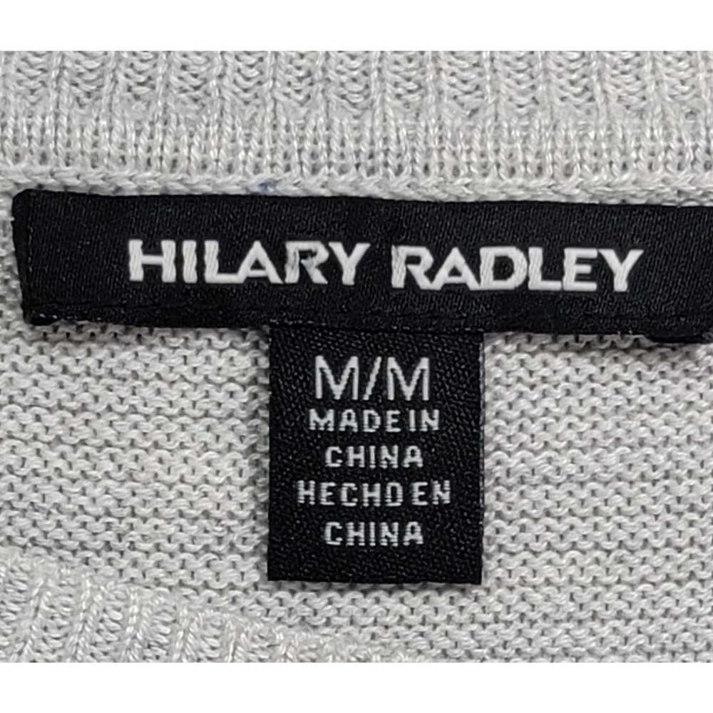 Other Hilary Radley Gray Marled Layered Hem Sweat… - image 4
