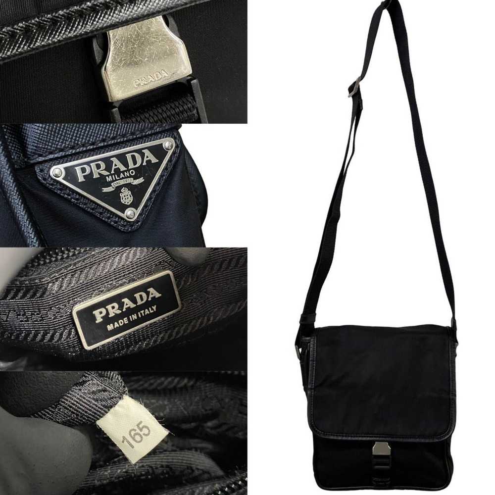 Prada Prada Triangle metal fittings Nylon Leather… - image 3