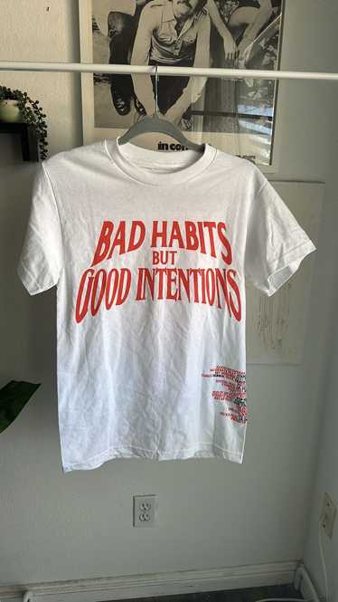 Vlone VLONE x NAV white Bad habits good intentions