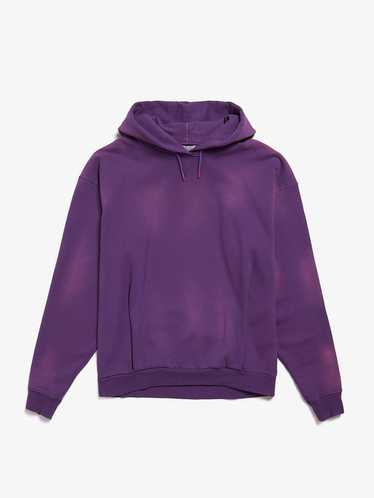 Martine Rose Purple Washed Logo Printed Cotton Ho… - image 1