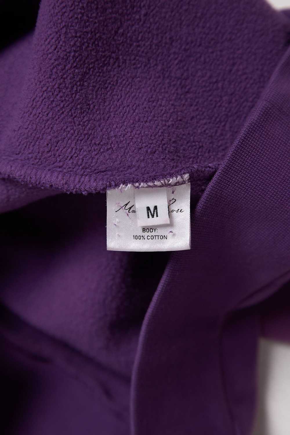 Martine Rose Purple Washed Logo Printed Cotton Ho… - image 5