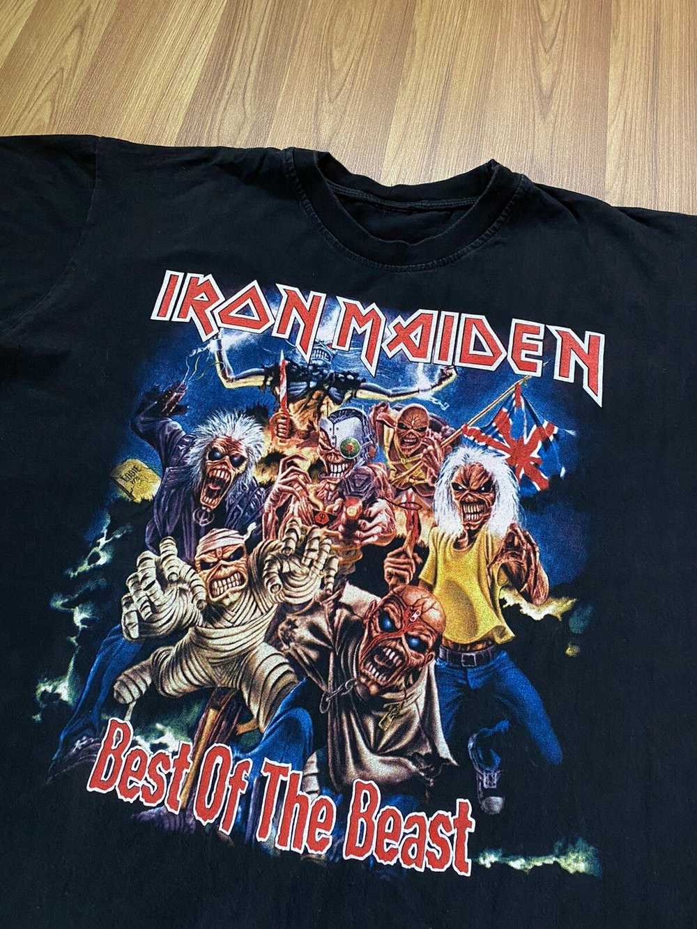 Band Tees × Iron Maiden × Vintage Vintage Y2K Iro… - image 2