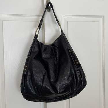 49 Square Miles Crackle Leather Large Hobo Bag