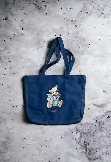 Vintage Y2K Navy Blue Steiff Tote Bag