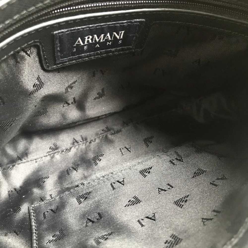 Armani Jeans Saffiano Faux Leather Shoulder Cross… - image 5