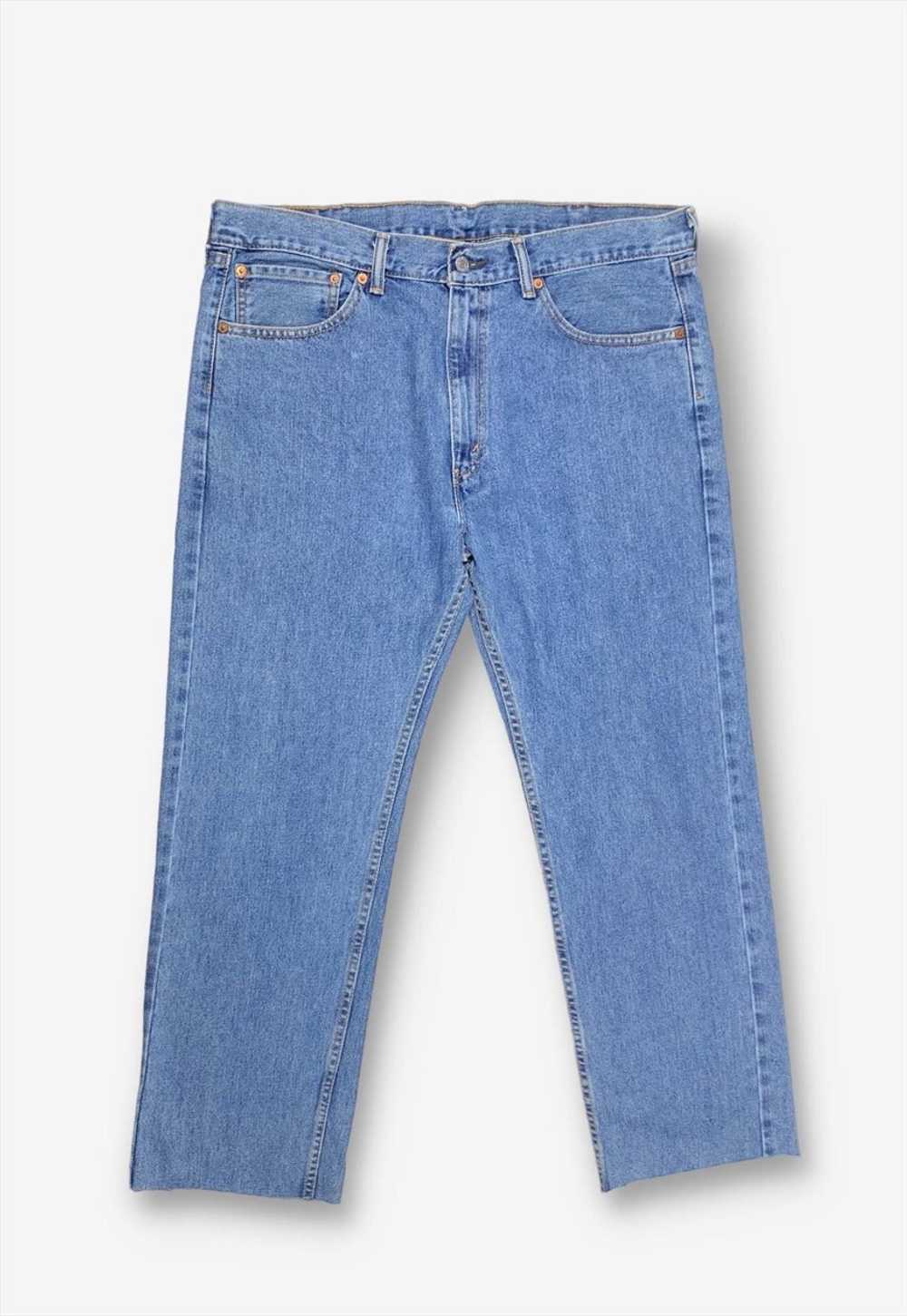 Vintage Levis 505 Raw Hem Straight Jeans W38 L29 … - image 1