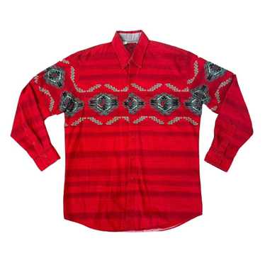 Roper Vtg 80s 90s ROPER Southwestern Cowboy Shirt 