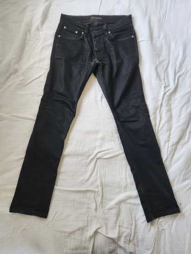 Nudie Jeans Black Jeans with Buttons