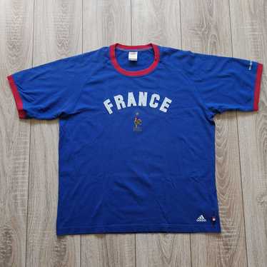 Adidas × Soccer Jersey × Vintage Adidas France Eu… - image 1
