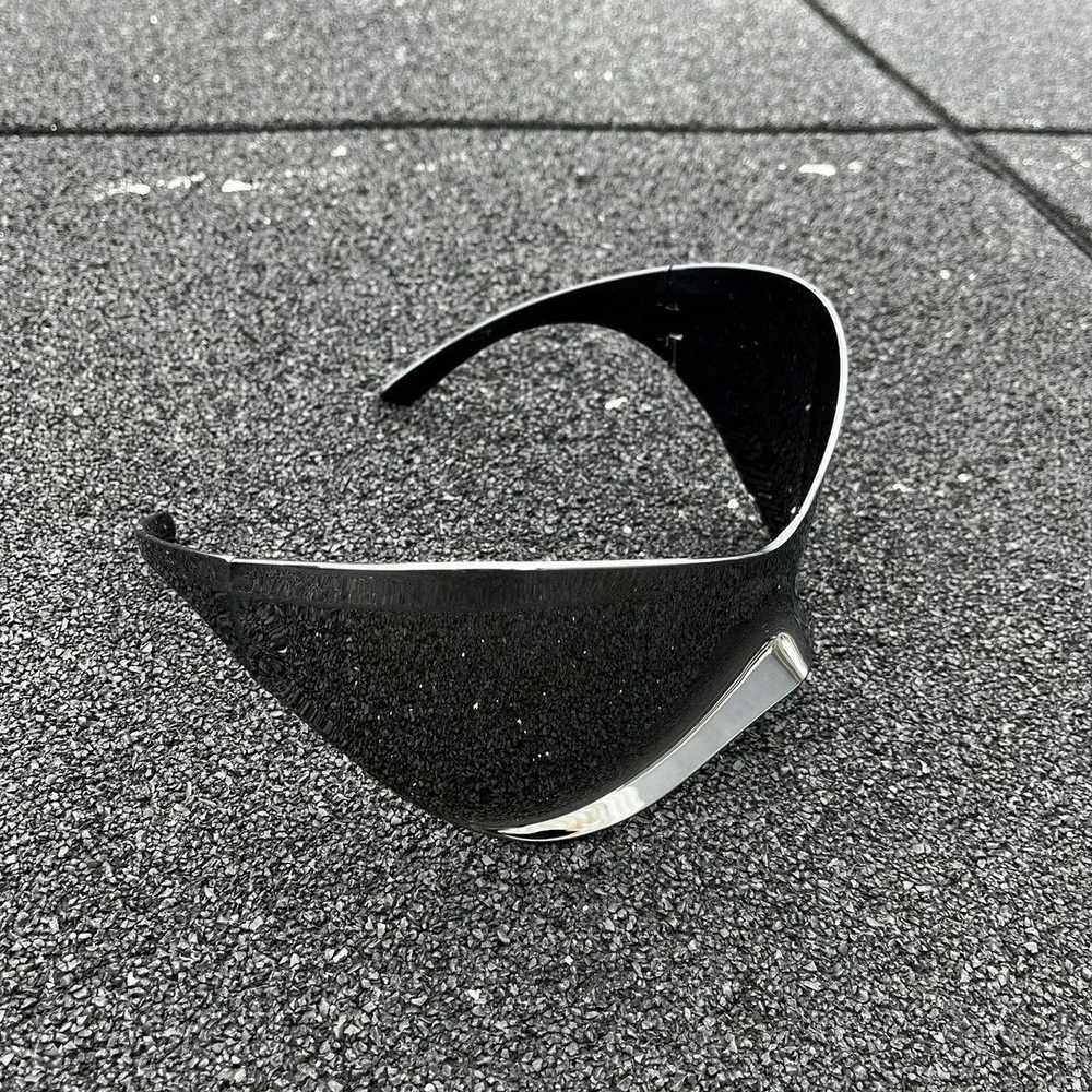 Designer Avant Garde Futuristic Shield Sunglasses… - image 6