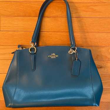 LIKE NEW COACH Mini Christie Carryall in Crossgra… - image 1