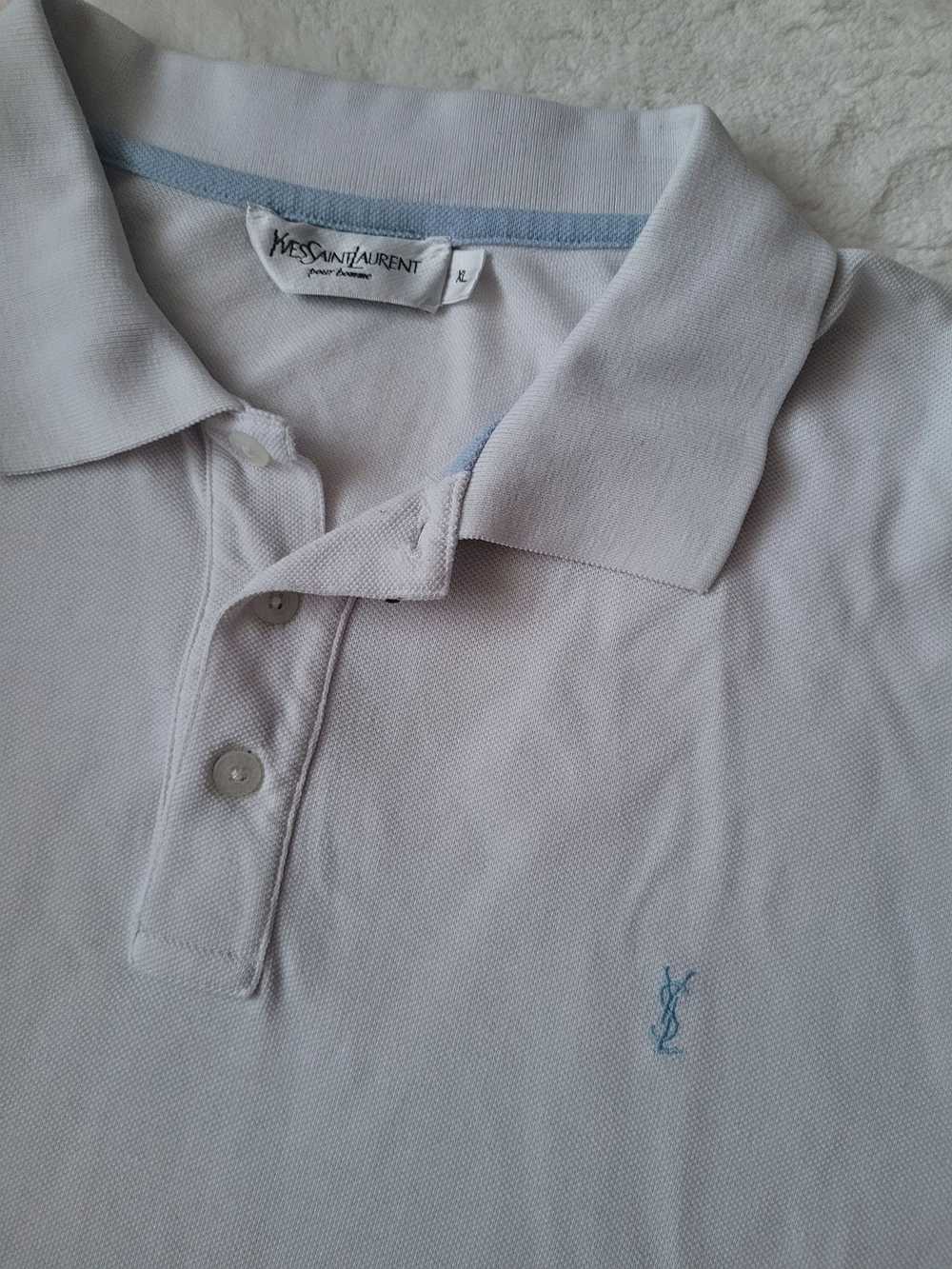 Yves Saint Laurent Yvessaintlaurent white polo - image 2