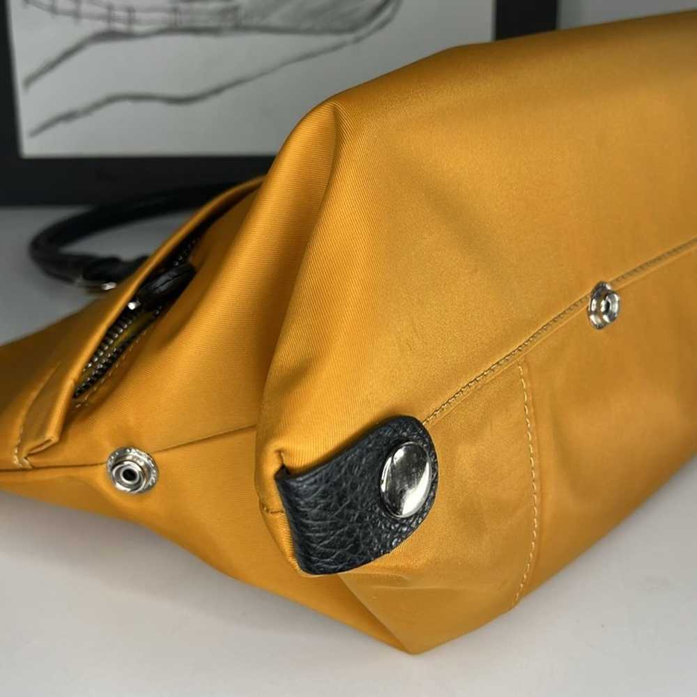 Italian Idea Convertible Nylon Yellow Bag - image 11