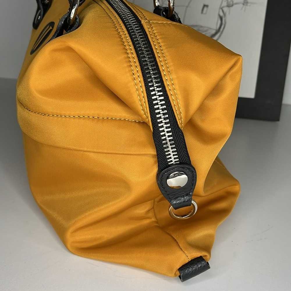 Italian Idea Convertible Nylon Yellow Bag - image 8