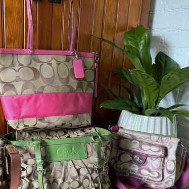 Bundle of 3 Coach Bags and Crossbody Bags - image 1