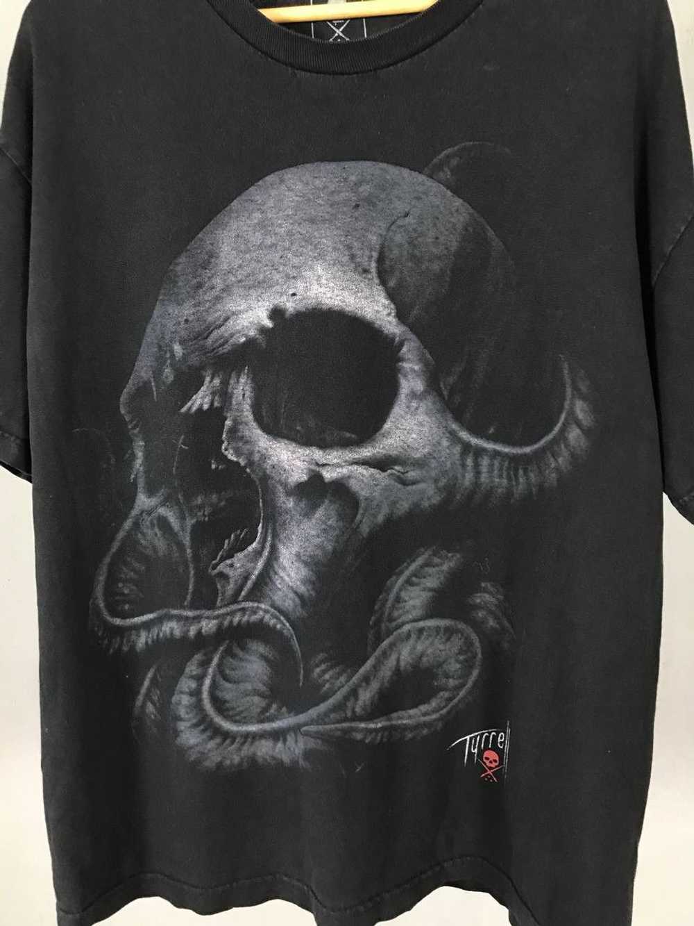 Rock T Shirt × Skulls × Vintage Skull art streetw… - image 3