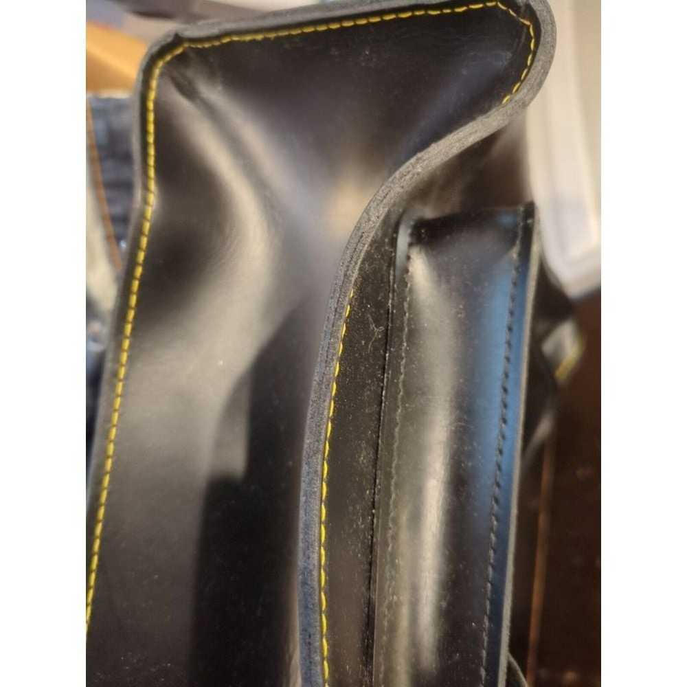 Dr Martens black leather backpack rucksack kiev b… - image 11