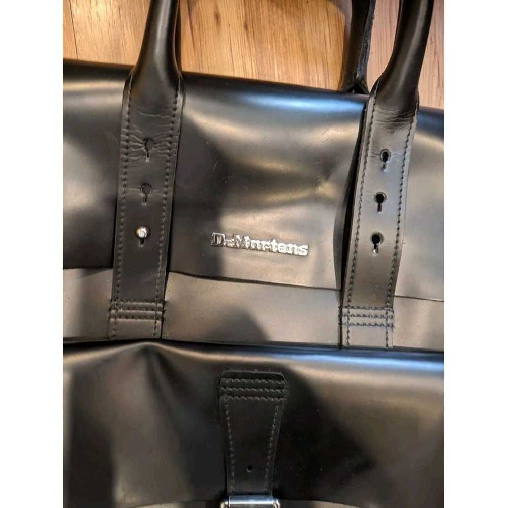 Dr Martens black leather backpack rucksack kiev b… - image 3