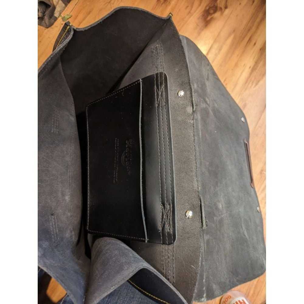 Dr Martens black leather backpack rucksack kiev b… - image 5