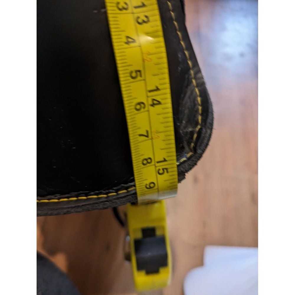 Dr Martens black leather backpack rucksack kiev b… - image 7