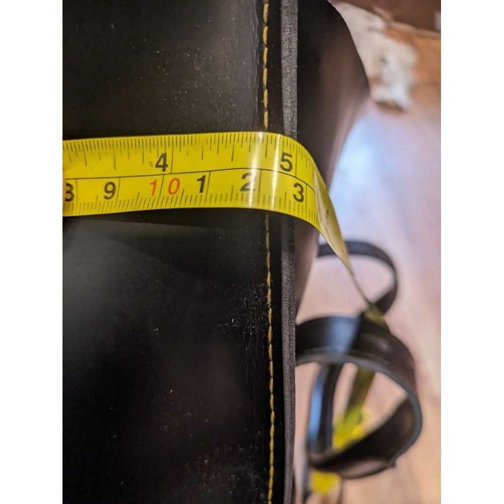 Dr Martens black leather backpack rucksack kiev b… - image 8