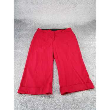 Vintage Lane Bryant Pants Womens 18 Red Polyueste… - image 1
