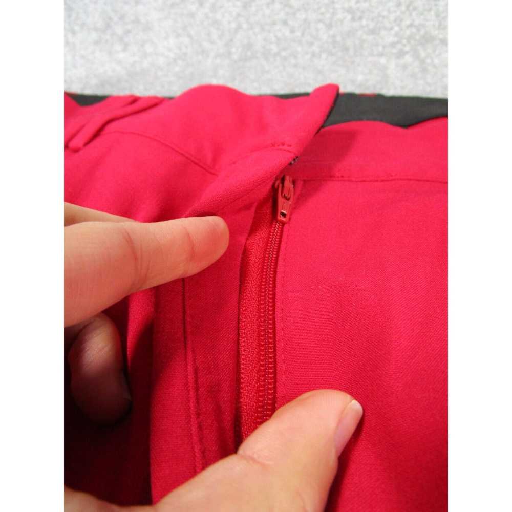 Vintage Lane Bryant Pants Womens 18 Red Polyueste… - image 2
