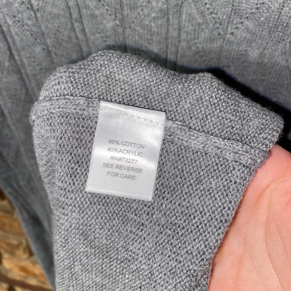 Apt. 9 Apt. 9 Gray Knit Short Sleeve Sweater Dres… - image 5