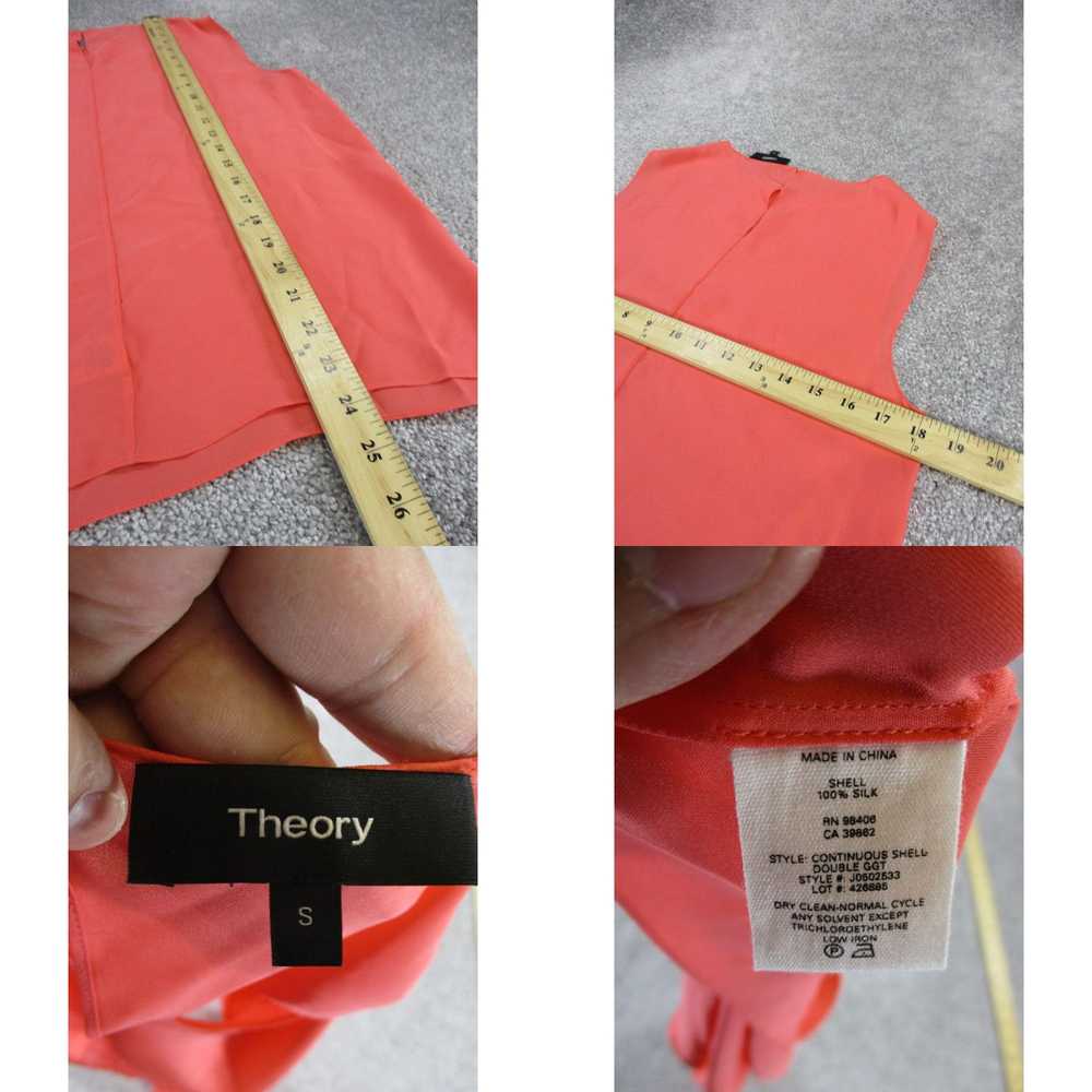 Theory Theory Shirt Womens Small Pink Casual Slee… - image 4
