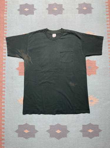 Streetwear × Vintage VTG 90s blank pocket t shirt 